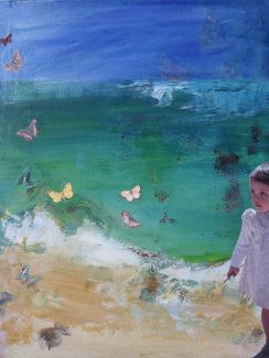 Un vuelo de mariposas 20x30