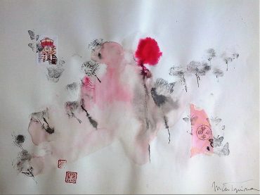 Camino al monte Fuji 28x21