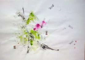 El jardin de la Geisha 50x35 cm