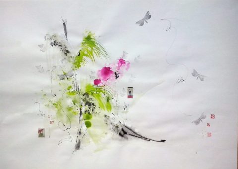 El jardin de la Geisha 50x35 cm