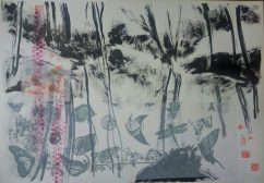 La laguna del bosque 70x50