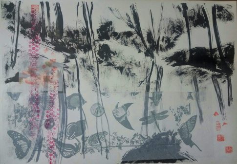 La laguna del bosque 70x50